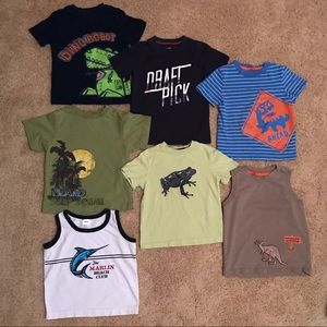 Boys T-shirt’s and Tanks, Size 3T